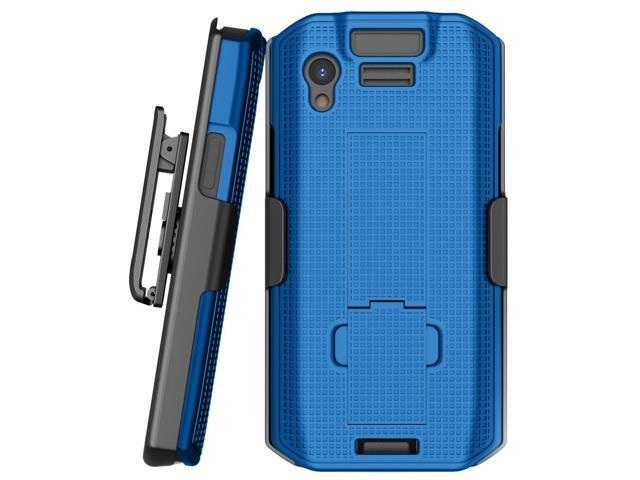Cobalt Blue Case Cover Stand Belt Clip Holster for Zebra TC21 TC26 Scanner
