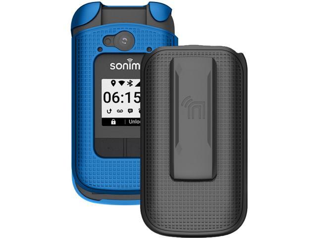 Blue Hard Case and Belt Clip Holster Combo for Sonim XP3 Plus 4G (XP3900)