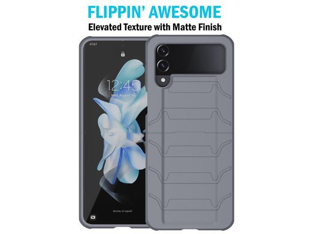 Case for Samsung Galaxy Z Flip 4 5G 2022, Special Ops Tactical Cover - Gray
