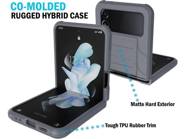 Case for Samsung Galaxy Z Flip 4 5G 2022, Special Ops Tactical Cover - Gray