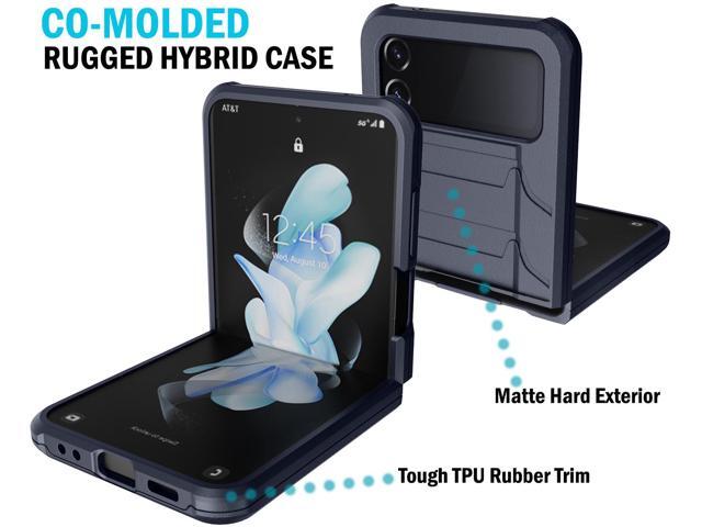 Case for Samsung Galaxy Z Flip 4, Special Ops Tactical Cover - Navy Blue