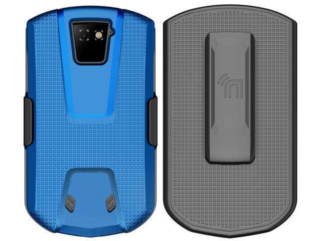 Hard Case Cover and Belt Clip Holster for Unihertz Titan Pocket Phone - Blue