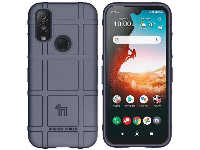 Navy Blue Special Ops Tactical Rugged Shield Case Cover for Kyocera DuraSport 5G