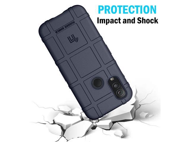 Navy Blue Special Ops Tactical Rugged Shield Case Cover for Kyocera DuraSport 5G