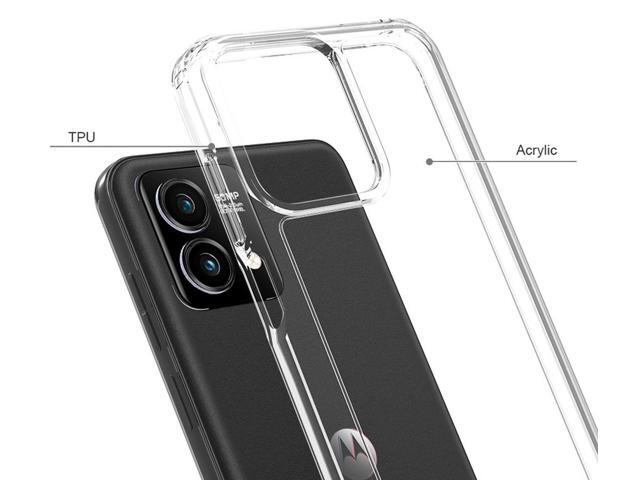 Black Hard Case Stand and Belt Clip Holster for Motorola Moto G Power 5G (2023)