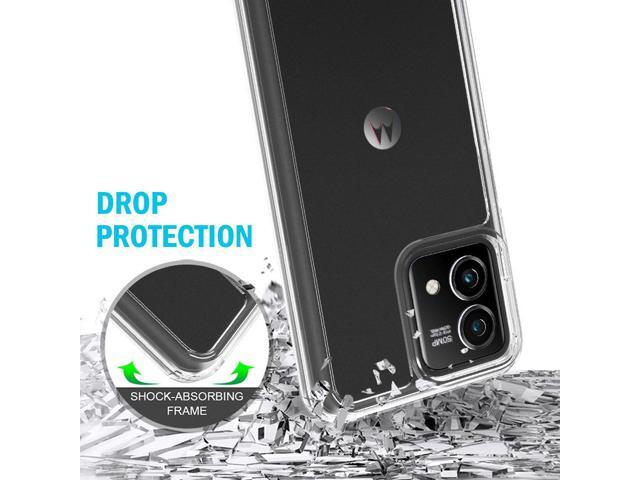 Black Hard Case Stand and Belt Clip Holster for Motorola Moto G Power 5G (2023)