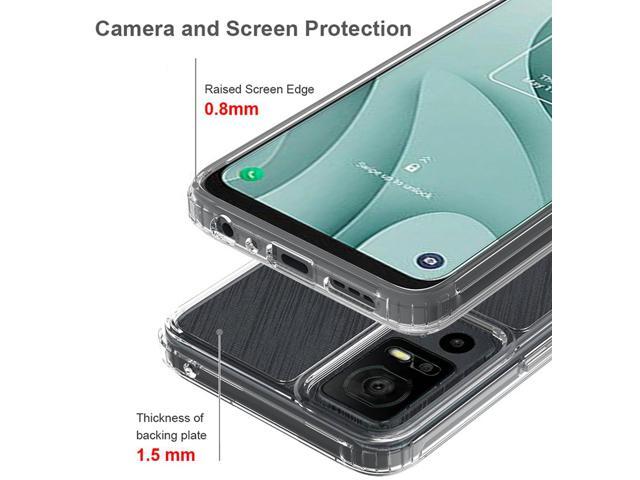 AquaFlex Transparent Anti-Shock Clear Case Slim Cover for TCL 40 XE 5G Phone