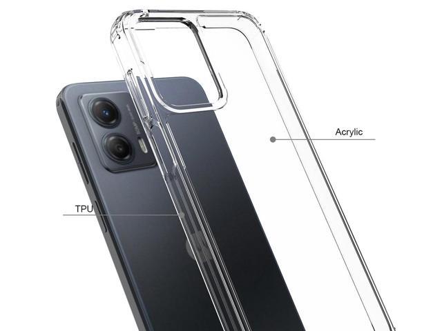 AquaFlex Transparent Anti-Shock Clear Case Cover for Motorola Moto G 5G 2023