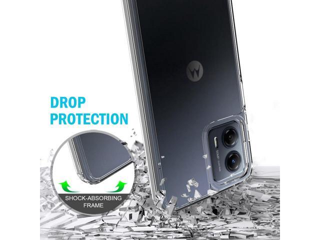 AquaFlex Transparent Anti-Shock Clear Case Cover for Motorola Moto G 5G 2023