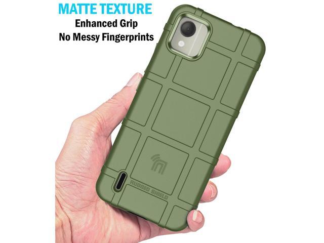 Special Ops Rugged Case and Belt Clip Holster for Nokia C110 Phone - Olive Green
