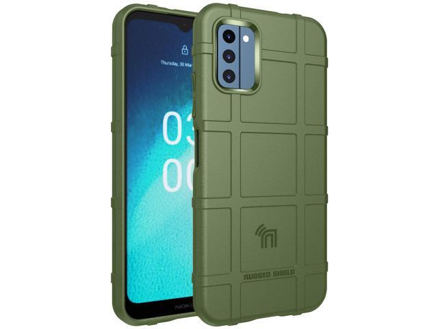 Special Ops Rugged Case and Belt Clip Holster for Nokia C300 Phone - Olive Green