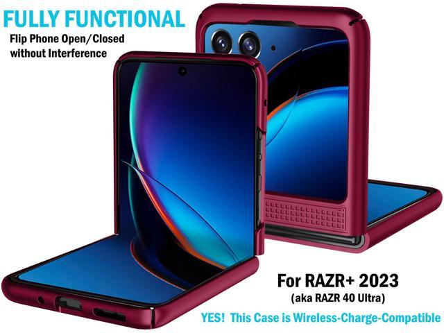 Viva Magenta Hard Case Slim Phone Cover for Motorola RAZR Plus (2023) RAZR+