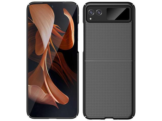 Black Grid Textured Hard Case Slim Cover for Motorola RAZR 2023 (aka RAZR 40)
