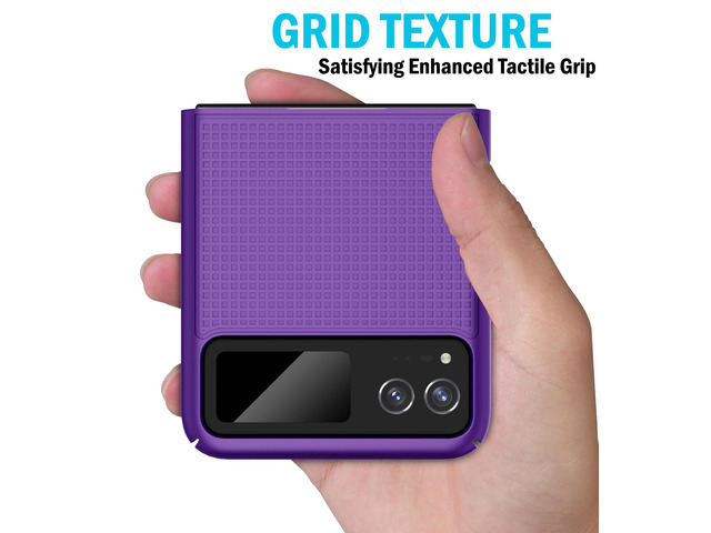 Purple Textured Hard Case Slim Phone Cover for Motorola RAZR 2023 (aka RAZR 40)