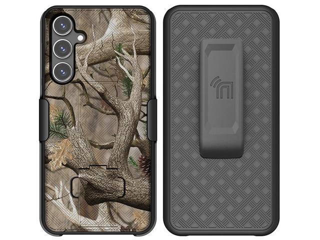 Slim Case and Belt Clip Combo for Samsung Galaxy S23 FE Phone (2023) - Bush Camo