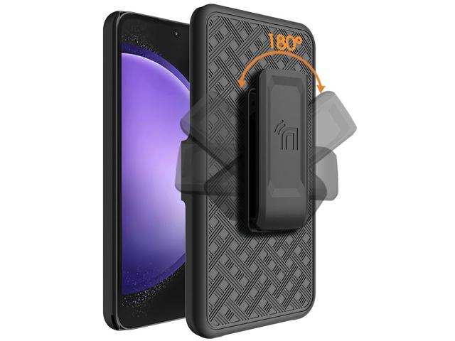 Slim Case and Belt Clip Combo for Samsung Galaxy S23 FE Phone (2023) - Black
