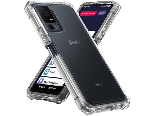 Clear Hybrid Case Cover (Anti-Shock) for Lively Jitterbug Smart 4 / TCL 40XL
