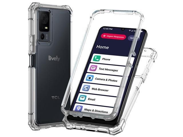 Clear Hybrid Case Cover (Anti-Shock) for Lively Jitterbug Smart 4 / TCL 40XL