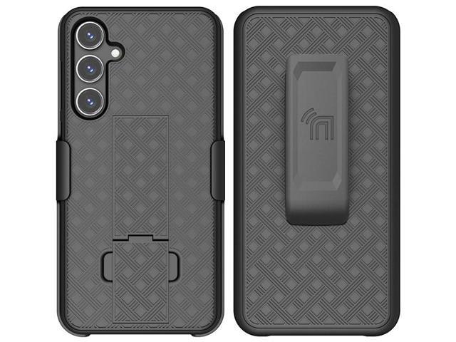 Slim Case and Belt Clip Combo for Samsung Galaxy S23 FE Phone (2023) - Black