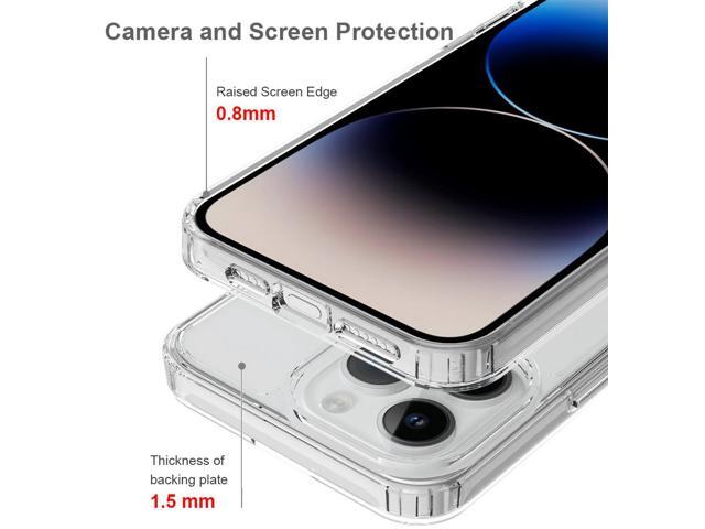 AquaFlex Anti-Shock Clear Case Slim Cover for iPhone 15 Pro Max