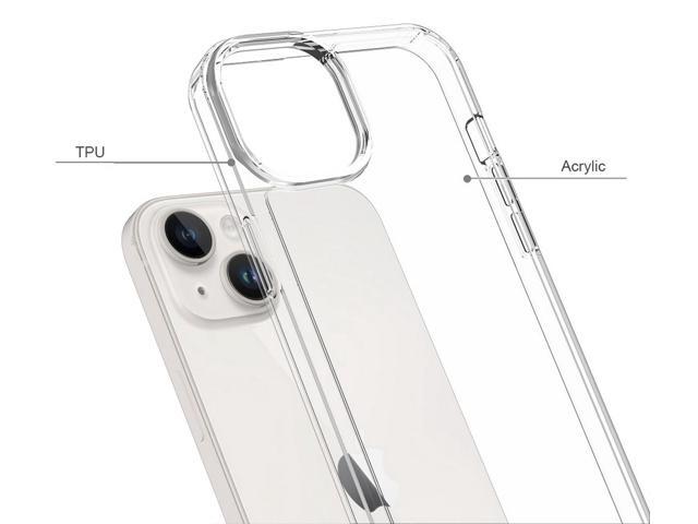 AquaFlex Anti-Shock Clear Case Slim Cover for iPhone 15 Plus