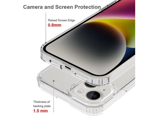 AquaFlex Anti-Shock Clear Case Slim Cover for iPhone 15 Plus