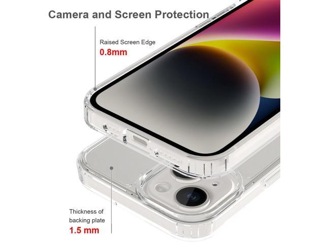 AquaFlex Anti-Shock Clear Case Slim Cover for iPhone 15
