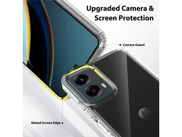 AquaFlex Anti-Shock Clear Case Slim Cover for Moto G Play 2024