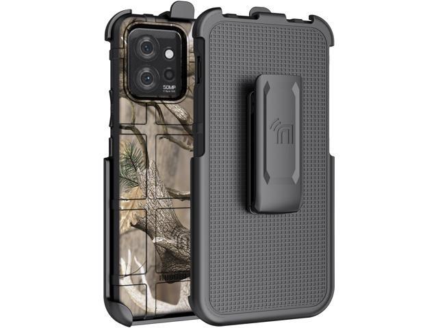 Rugged Case and Belt Clip Holster for Motorola ThinkPhone 2023 - Camo Tree