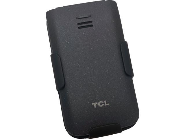 Belt Clip Holster Case for TCL Flip 3 (T435) / TCL Flip 4 5G (T440) - Black