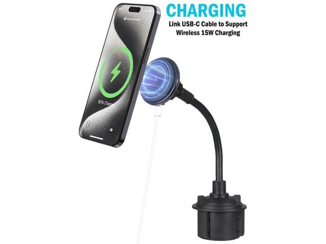 Cup Holder Phone Car Mount (Compatible with Magsafe) - for iPhone 16 15 14 13
