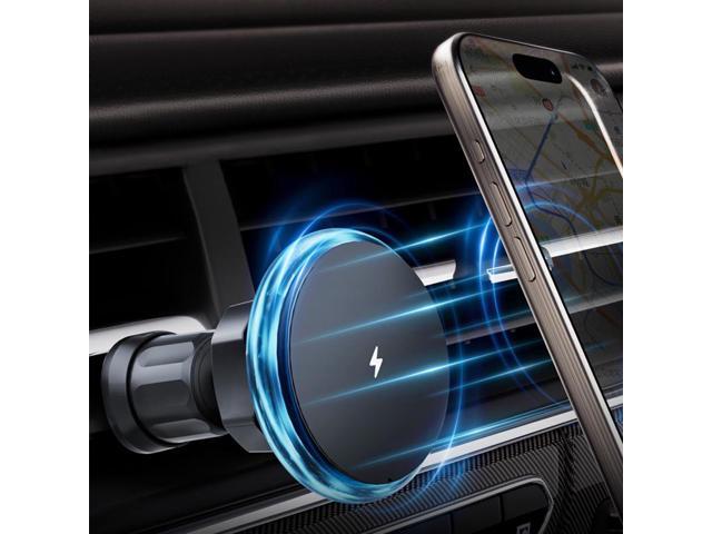 Car AC Vent Phone Mount Charger (Compatible with Magsafe) - for iPhone 16 15 14