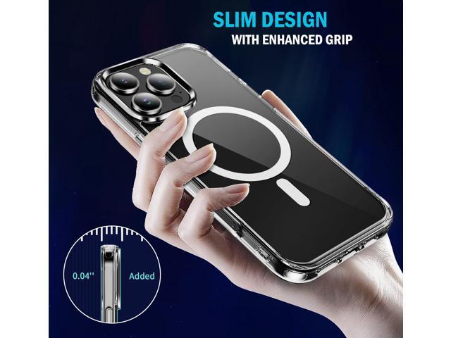 Clear Acrylic TPU Case for iPhone 16 Pro Max - Compatible with MagSafe