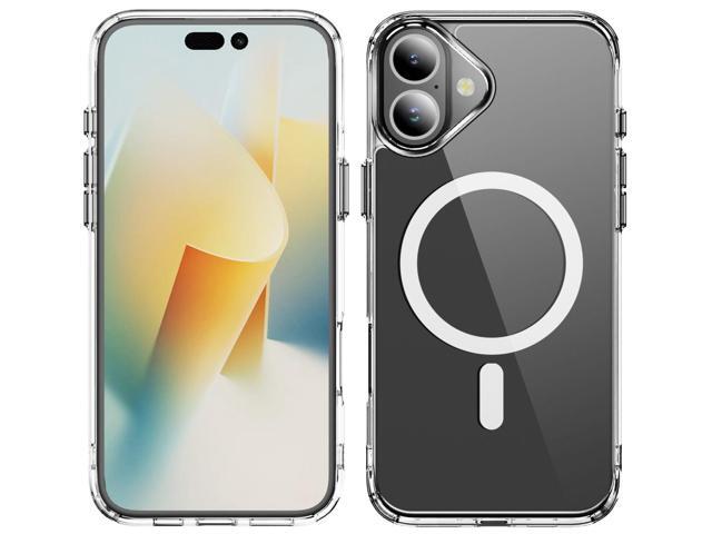 Clear Acrylic TPU Case for iPhone 16 - Compatible with MagSafe