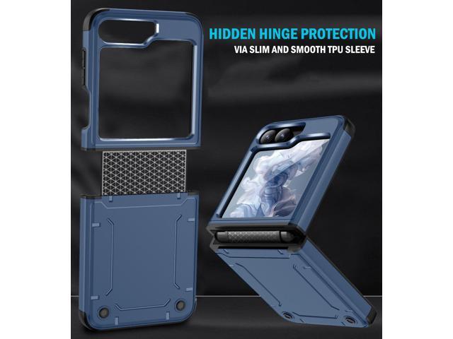 Rizz Case and Belt Clip Holster for Galaxy Z Flip 7 FE & Z Flip 6 - Navy Blue