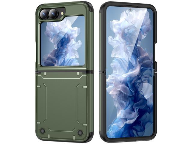 Rizz Case and Belt Clip Holster for Galaxy Z Flip 7 FE & Z Flip 6 - Olive Green