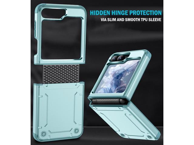 Rizz Case and Belt Clip Holster Combo for Galaxy Z Flip 7 FE & Z Flip 6 - Teal