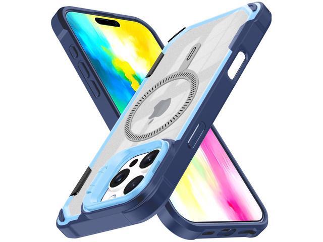 Camera Stand Case for iPhone 16 Pro Max - Compatible with MagSafe - Light Blue