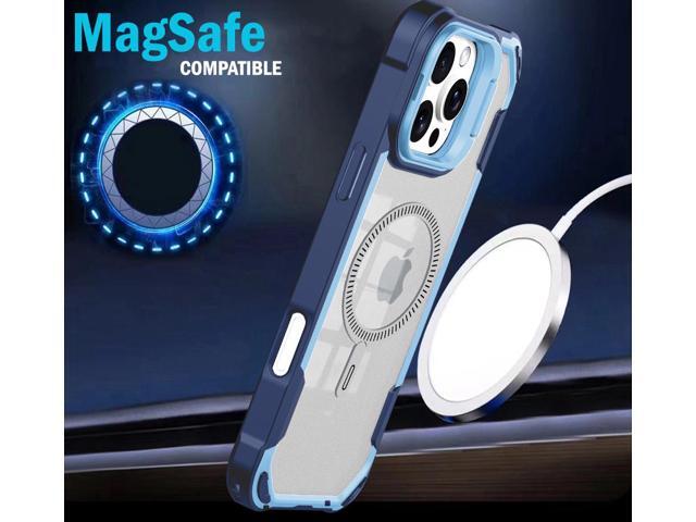Camera Stand Case for iPhone 16 Pro Max - Compatible with MagSafe - Light Blue