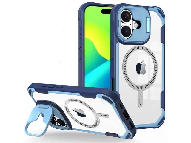 Camera Stand Case for iPhone 16 - Compatible with MagSafe - Light Blue