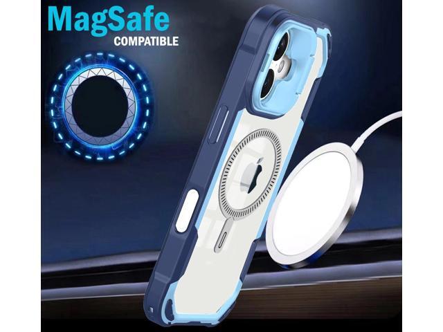 Camera Stand Case for iPhone 16 - Compatible with MagSafe - Light Blue