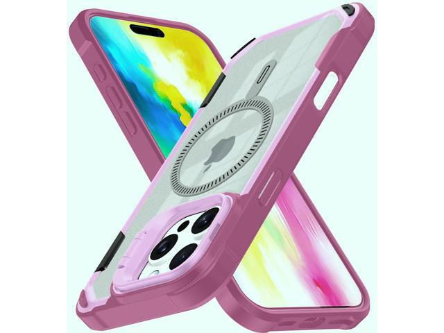 Camera Stand Case for iPhone 16 Pro Max - Compatible with MagSafe - Soft Pink