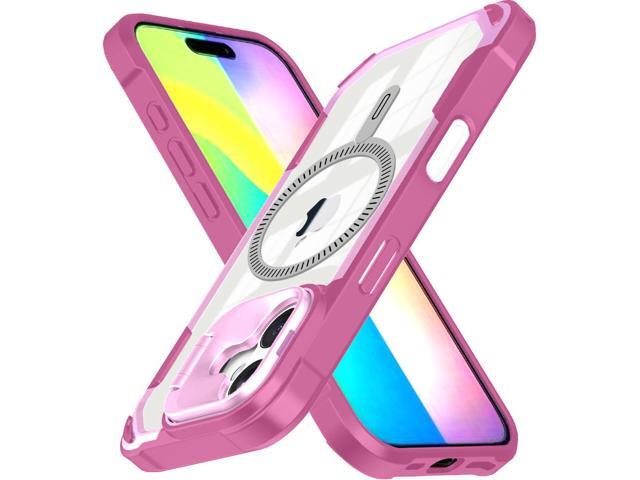 Camera Stand Case for iPhone 16 - Compatible with MagSafe - Soft Pink