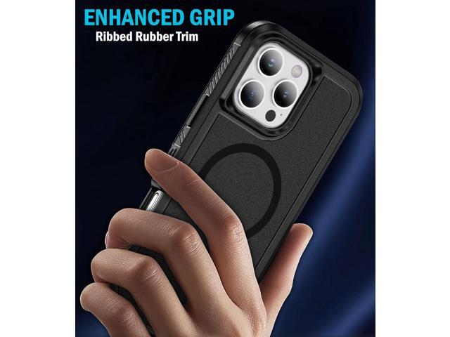 Tough Dual Layer Case for iPhone 16 Pro Max - Compatible with MagSafe - Black