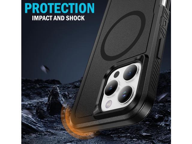 Tough Dual Layer Case for iPhone 16 Pro Max - Compatible with MagSafe - Black