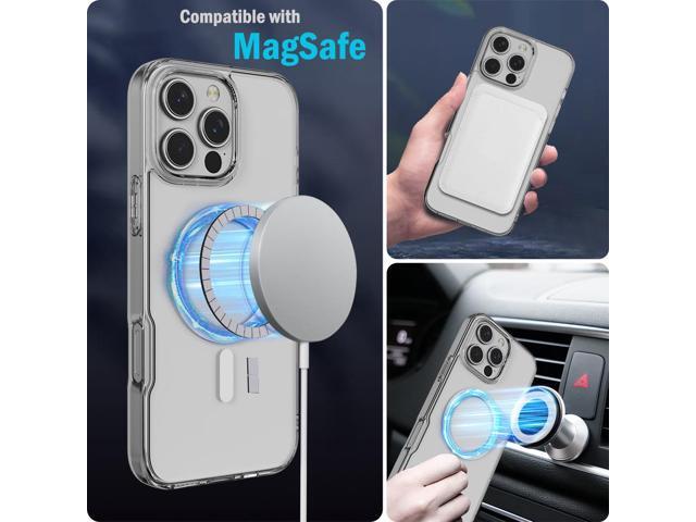 Case for iPhone 16 Pro Max - Compatible with MagSafe - Crystal Clear