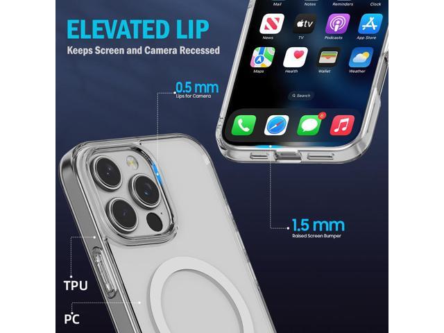 Case for iPhone 16 Pro Max - Compatible with MagSafe - Crystal Clear