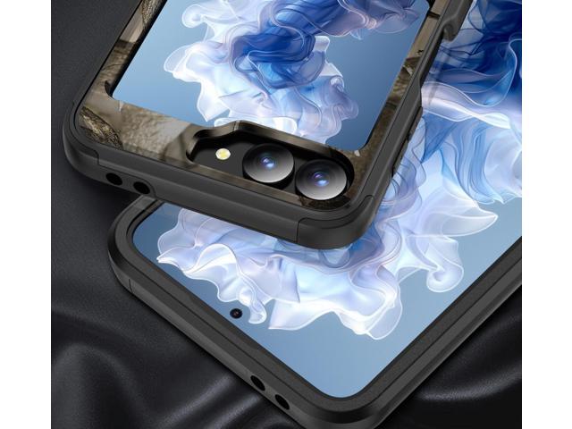Case for Galaxy Z Flip 7 FE & Z Flip 6 Phone with Hinge Protection - Bush Camo