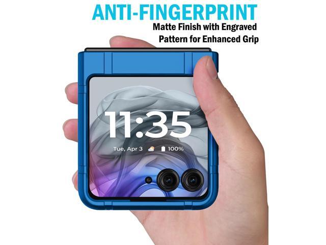 Textured Hard Case Slim Cover for Motorola RAZR 2024/2025 - Cobalt Blue