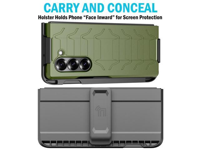 Tough Case and Belt Clip with S Pen Holder for Samsung Galaxy Z Fold 6 - Olive
